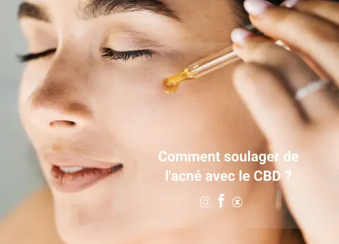 soulagement acné cbd